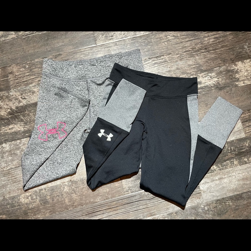 Under Armour Girls Leggings.  Size Youth Extra Small (6/6x).